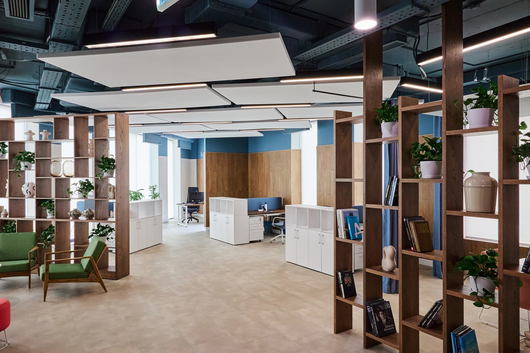 Архитектурная съемка объекта Esentai City Openspace в городе Алматы, детали interior от MOSS Bureau